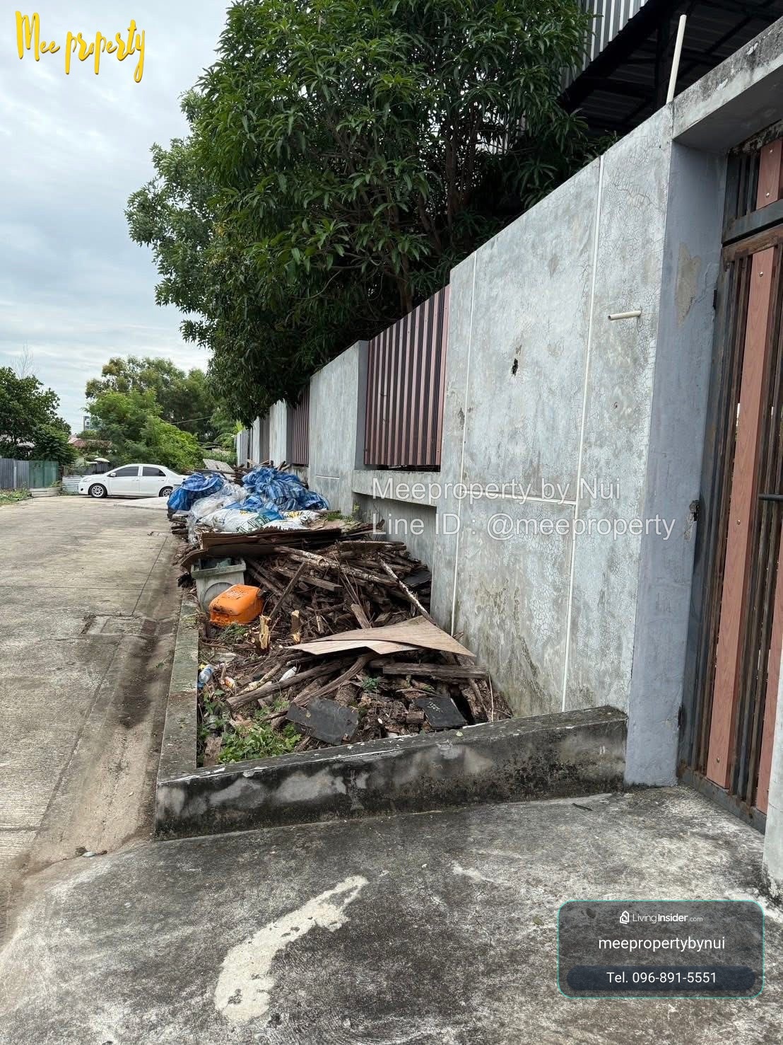 #ขาย! ที่ดินทำเลทอง “พร้อมลุย” ใกล้ทางด่วนศรีสมาน 🔥328 ตร.ว. | ถมแล้ว | มีสิ่งปลูกสร้าง | มีหลังคาคลุม | มีที่พักคนงาน ถนนติวานนท์ ต.บ้านใหม่ อ.ปากเกร็ด จ.นนทบุรี  ME-296 – รูปที่ 2