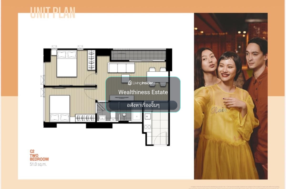 Culture Thonglor หลุดจอง 2 ห้องนอน Simplex 51 ตร.ม. เพียง 8.79 ล้านเท่านั้น!! – รูปที่ 3