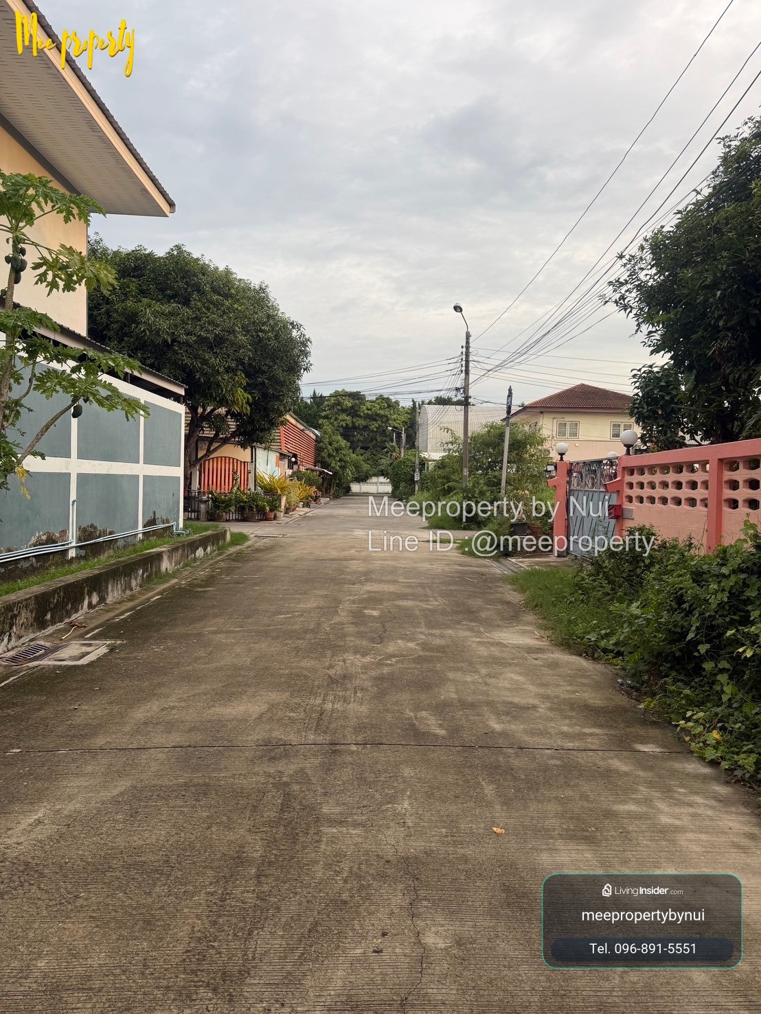 ขายที่ดิน ถมแล้ว + ล้อมรั้วเรียบร้อย พร้อมปลูกสร้างได้ทันที  ที่ดิน 80 ตร.ว. ปากเกร็ด ใกล้เมืองทองธานี  ถนนติวานนท์ ต.บ้านใหม่ อ.ปากเกร็ด จ.นนทบุรี ME-297 – รูปที่ 2