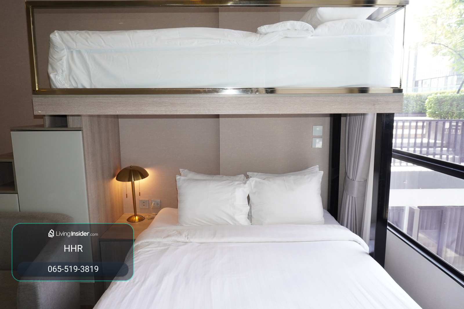 🏢 ให้เช่าคอนโด Hampton Residence Phayathai 1 ห้องนอน (เป็นเตียงแบบ 2 ชั้น) 1 ห้องนั่งเล่น 1 ห้องน้ำ 29 ตรม. 𝑭𝑹𝑬𝑬 𝑾𝒊𝒇𝒊 เฟอร์นิเจอร์ครบ พร้อมเข้าอยู่ 🏢 – รูปที่ 3