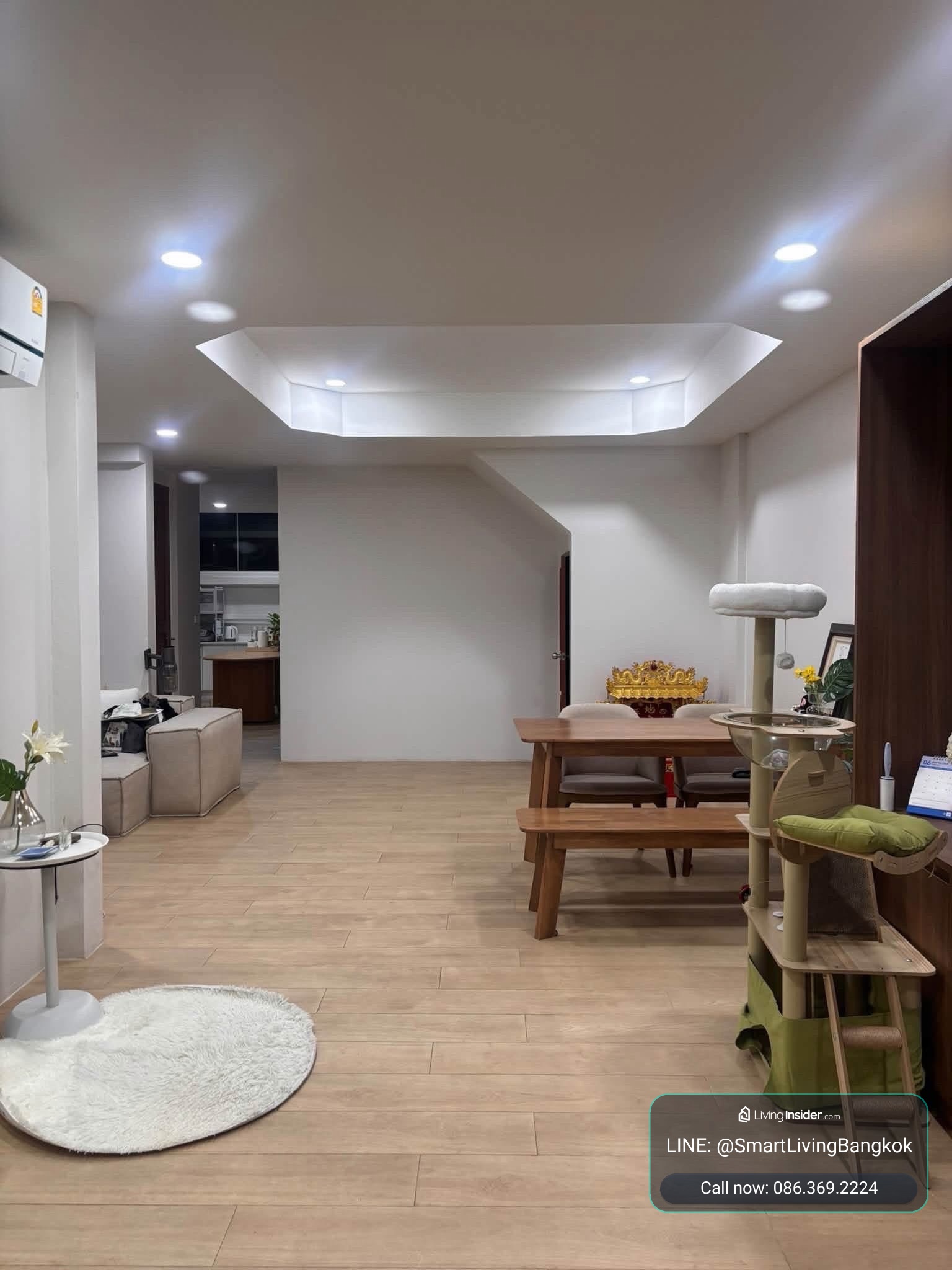ทาวน์เฮ้าส์รีโนเวทใหม่ 2 ชั้น ห้วยขวาง สไตล์โมเดิร์นจีน พื้นที่กว้างเท่าบ้านเดี่ยว ใกล้ MRT เหมาะอยู่เองหรือสร้างรายได้จากการปล่อยเช่า – รูปที่ 4