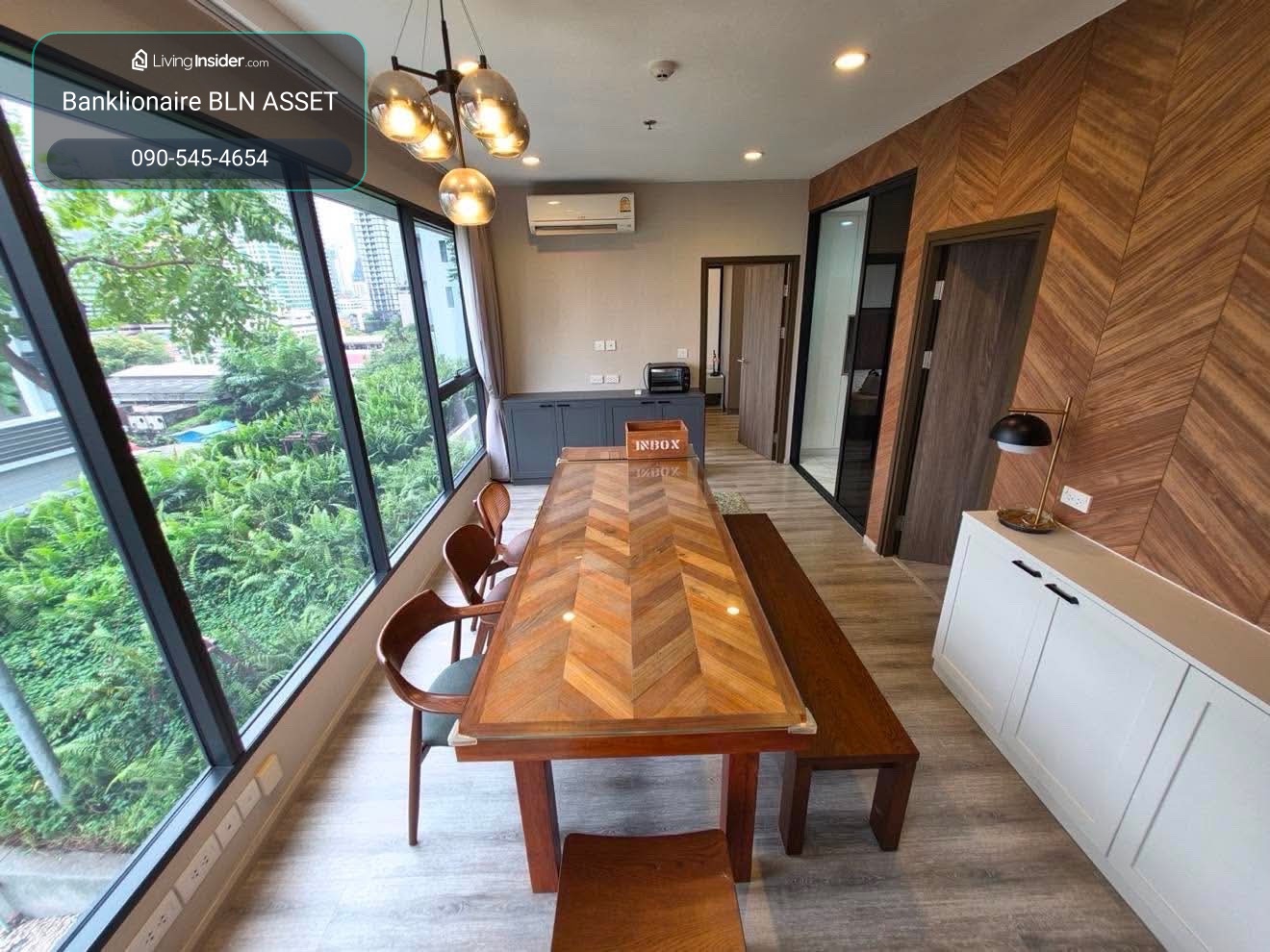 🔥 ให้เช่า IDEO MOBI ASOKE | ห้องมุม 2 ห้องนอน วิวสวน – รูปที่ 3