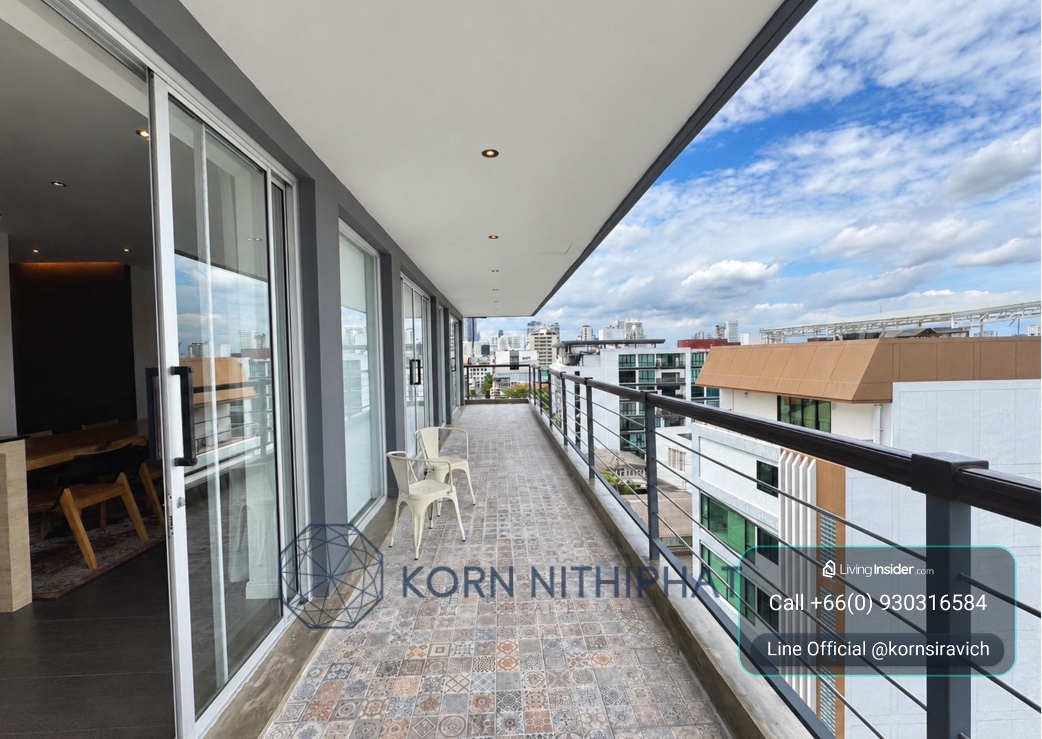 For Rent Penthouse for Pet Friendly Residences in Ekkamai - Sukhumvit 65 District - Bangkok Expats Property | 940 Meters to BTS Sky Train – รูปที่ 2