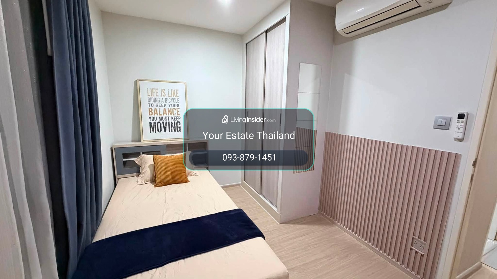 Wynn Condo Phahon Yothin 52   2ห้องนอน  ห้องมุม ว่างพร้อมให้เช่า – รูปที่ 2