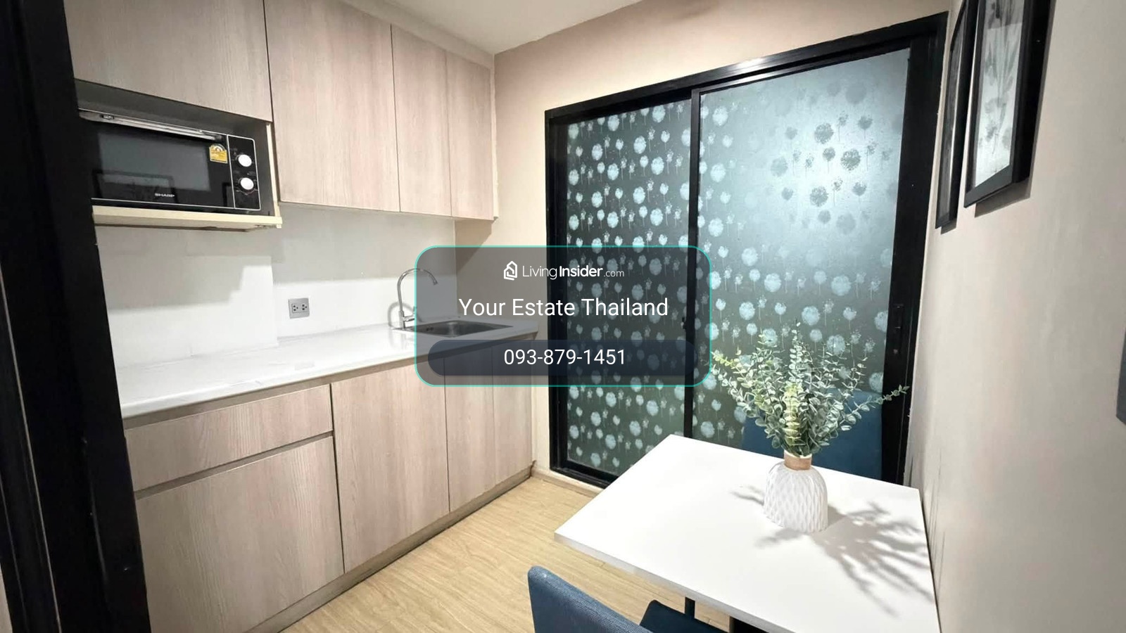 Wynn Condo Phahon Yothin 52   2ห้องนอน  ห้องมุม ว่างพร้อมให้เช่า – รูปที่ 4
