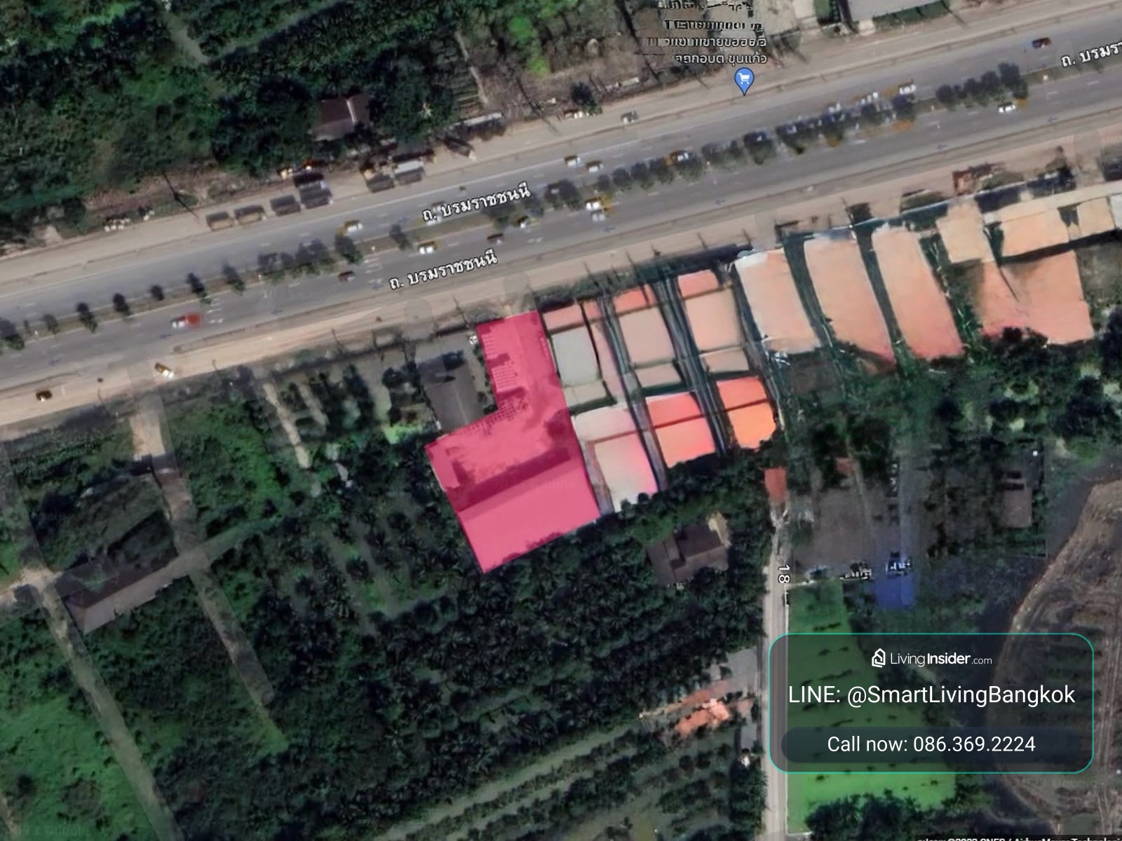 ที่ดินติดถนนบรมราชชนนี ก่อนถึงพุทธมณฑลสาย 7 ผังสีชมพู ทำเลเหมาะลงทุนและพัฒนา – รูปที่ 3