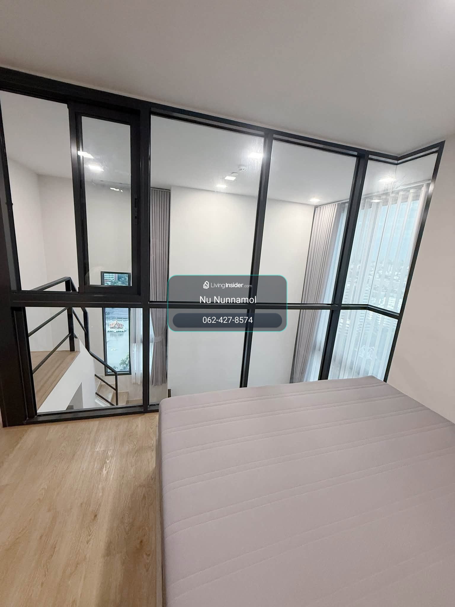 Modiz Rhyme Ramkhamhaeng Duplex 2 ชั้น | ห้องมุม | ชั้น 28 34 ตร.ม.   ห้องมุม  – รูปที่ 3