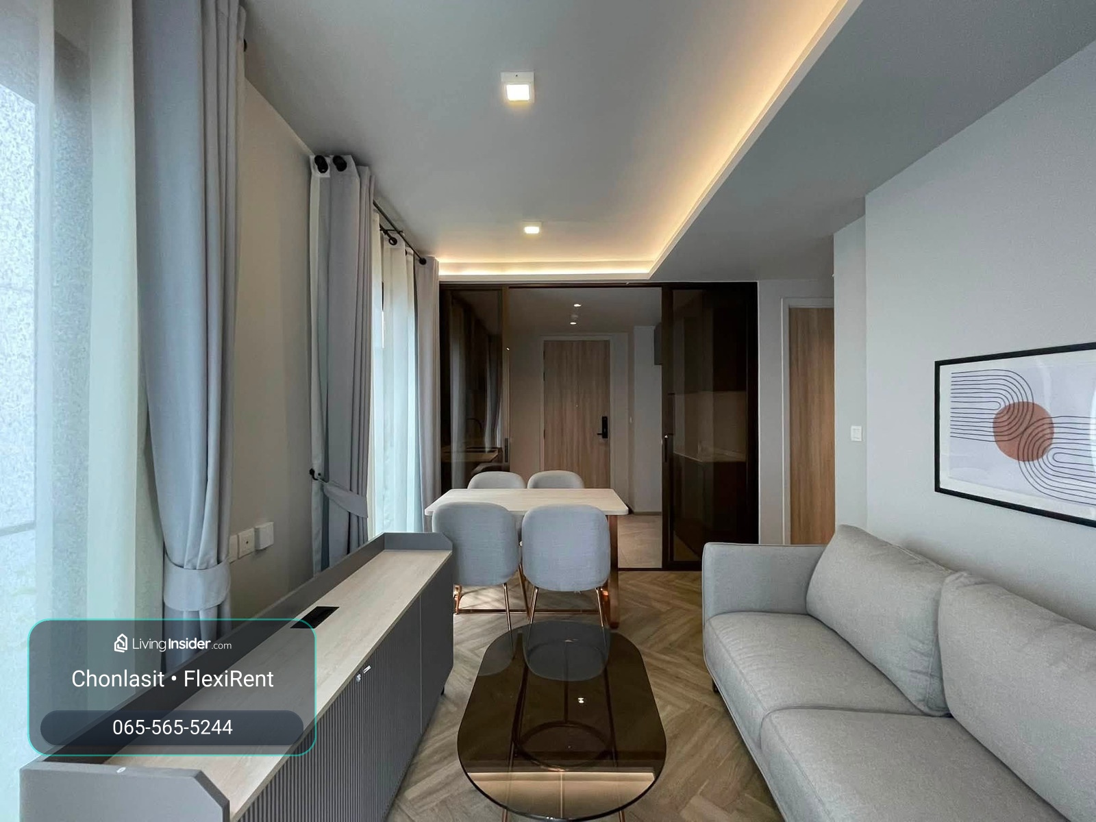 🏙️ ให้เช่า Chapter Thonglor 25 | 2 ห้องนอน วิวดี ห้องกว้าง – รูปที่ 3