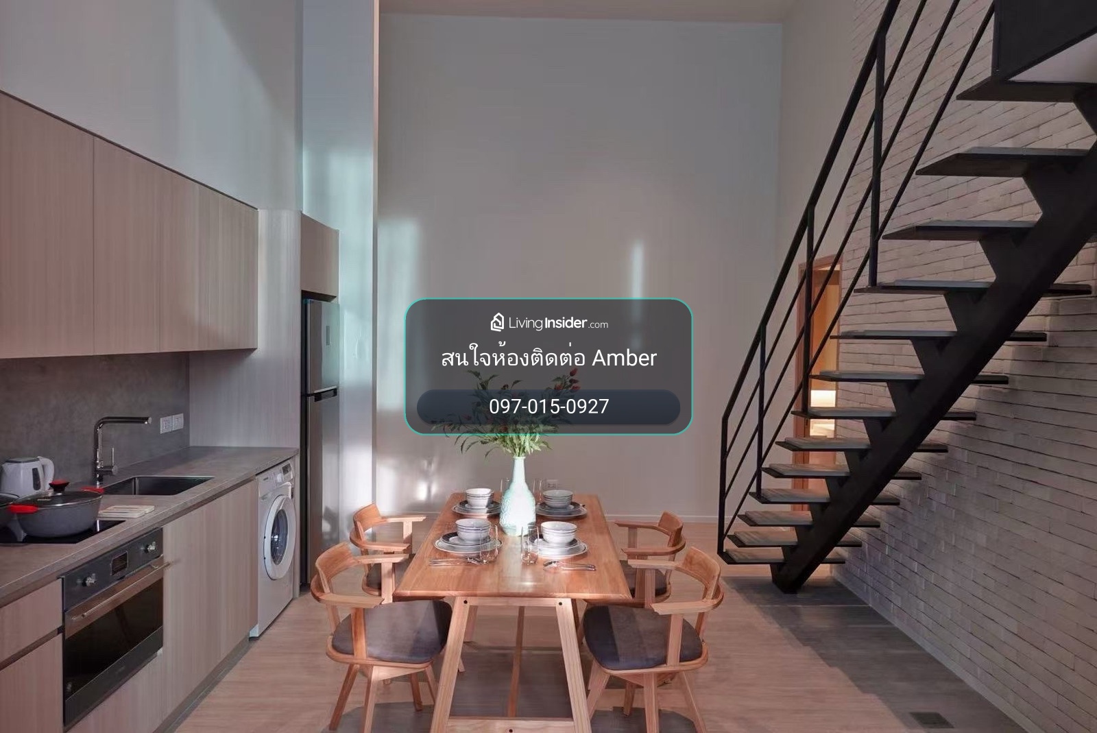 ปล่อยเช่า The Lofts Silom ราคา 60,000 บาท คอนโด Luxury ดีไซน์สไตล์ Loft เพดานสูงโปร่ง – รูปที่ 3