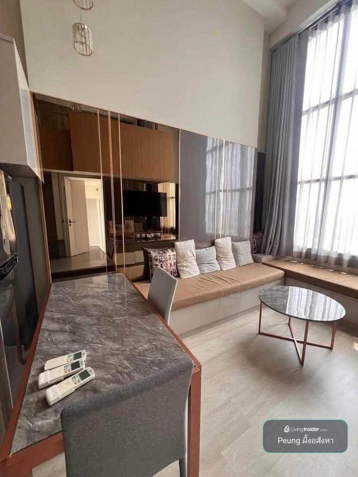 เพียง 32,000 Duplex, 1ห้องนอน 1ห้องทำงาน 1ห้องน้ำ, 44ตรม, ห้องมุม, Knightsbridge Prime Sathorn – รูปที่ 4