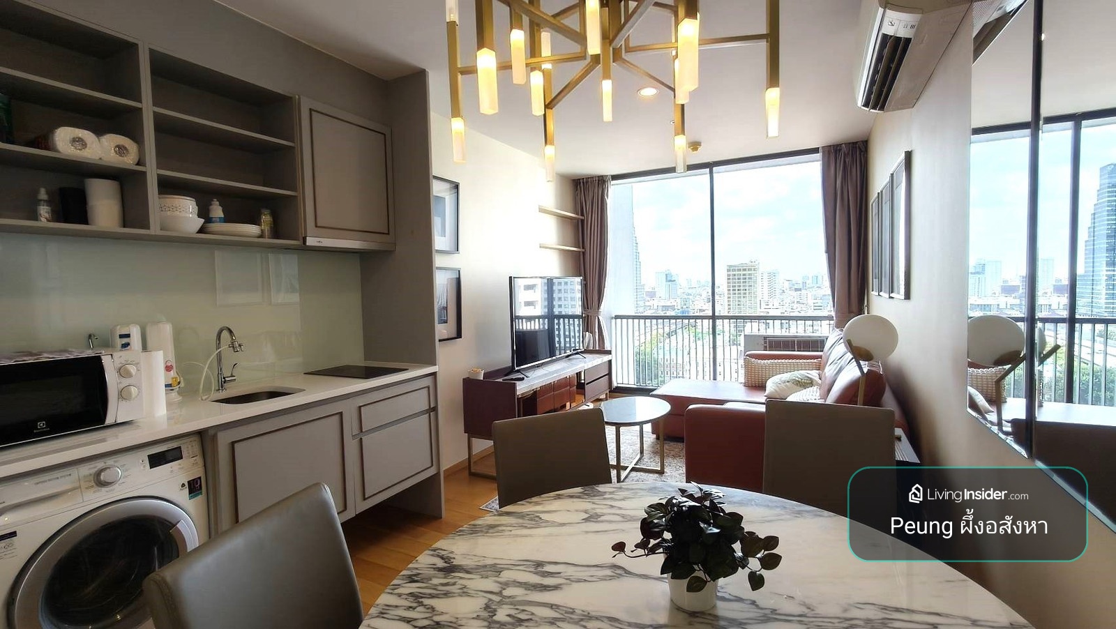 Noble Revo Silom, 2นอน 2น้ำ, 66 ตรม, ห้องมุม, BTS สุรศักดิ์ – รูปที่ 2