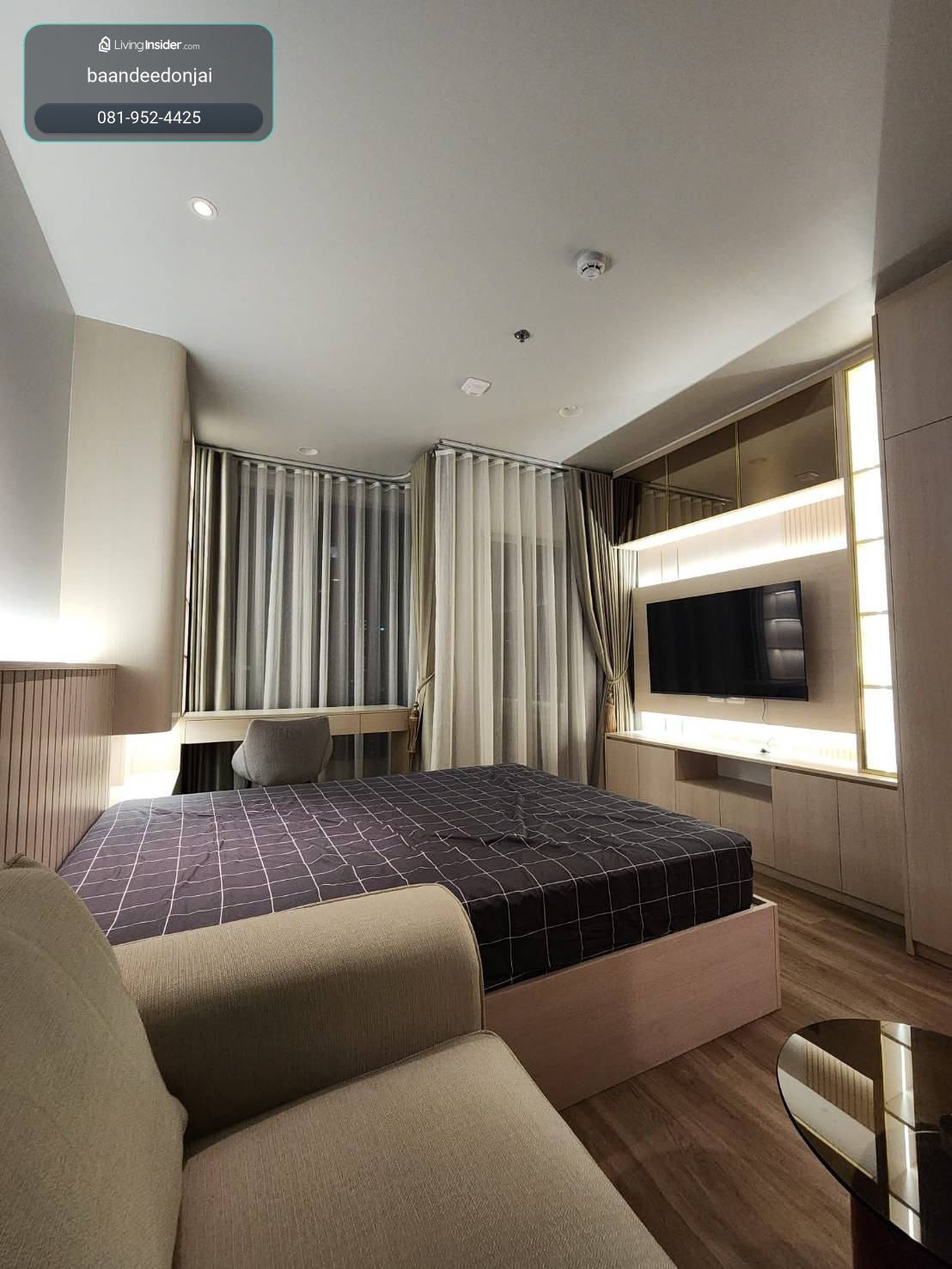 Condo for rent, Culture Thonglor (26 sq m.), studio room, near BTS Thonglor. – รูปที่ 3