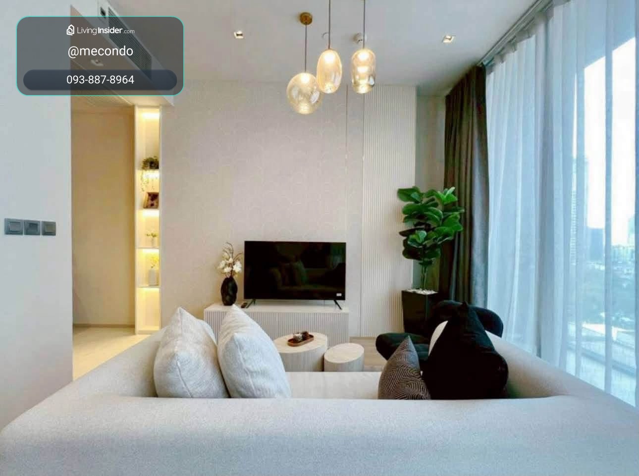 ME2500556 ให้เช่า!!ห้องใหญ่หายาก! Ashton Silom 1 Bed 50 ตร.ม. ห้องมุม วิวเมือง โปร่งเป็นส่วนตัว – รูปที่ 3