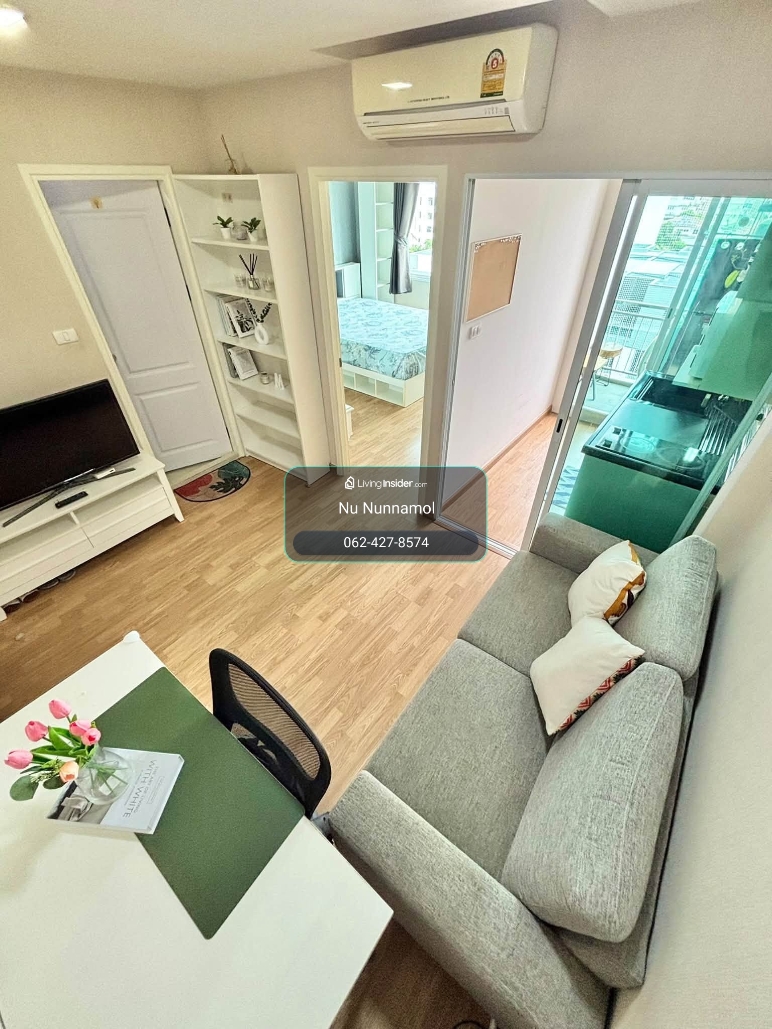 The Maple@Ratchada-Ladprao 26 32.64 ตร.ม. | ชั้น 7 1 ห้องนอน – รูปที่ 2
