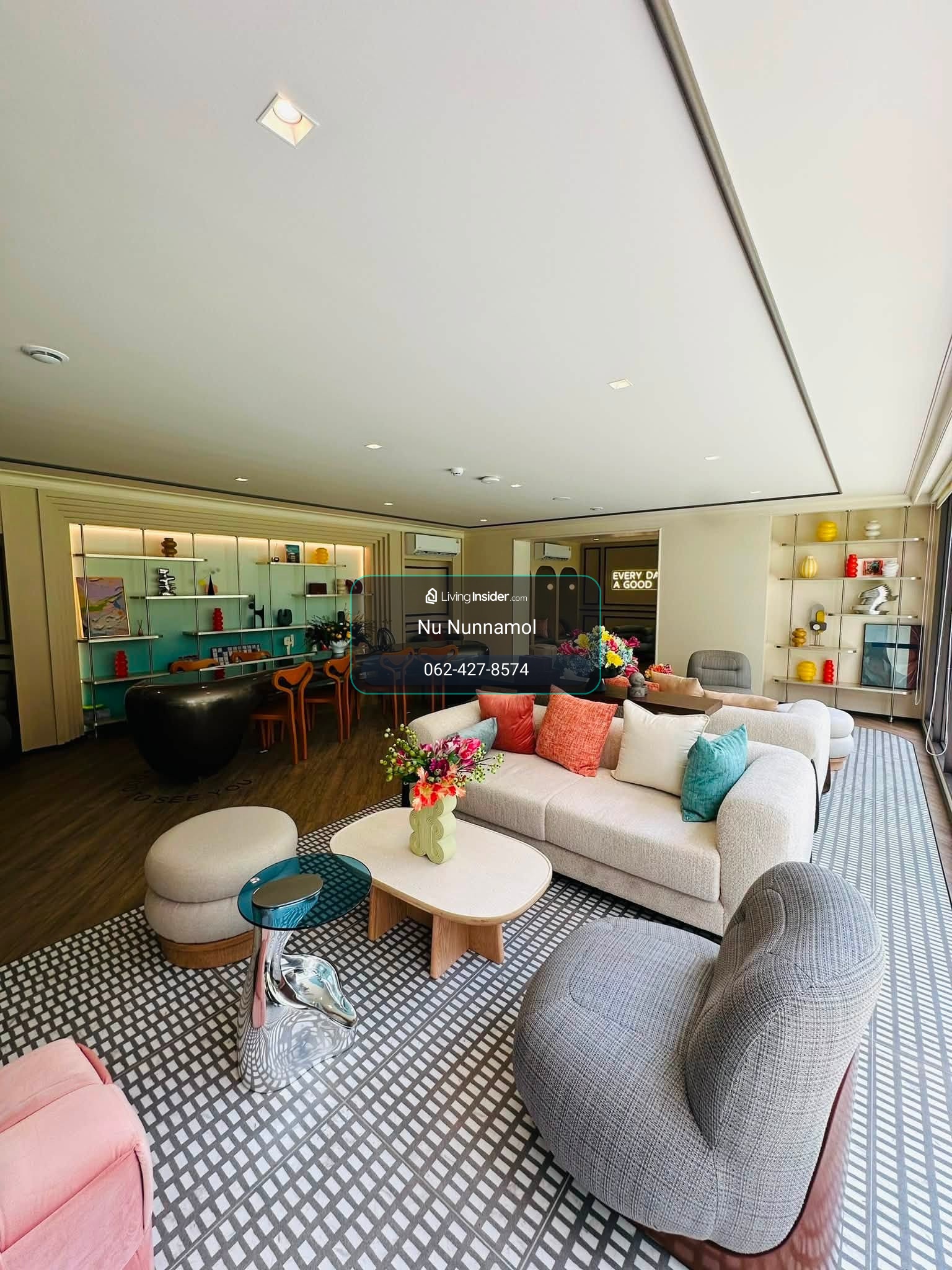  GOOD DAY SUKHUMVIT 93 27 ตร.ม. | 1 Bedroom | ชั้น 4 อาคาร C | วิวโล่ง – รูปที่ 3