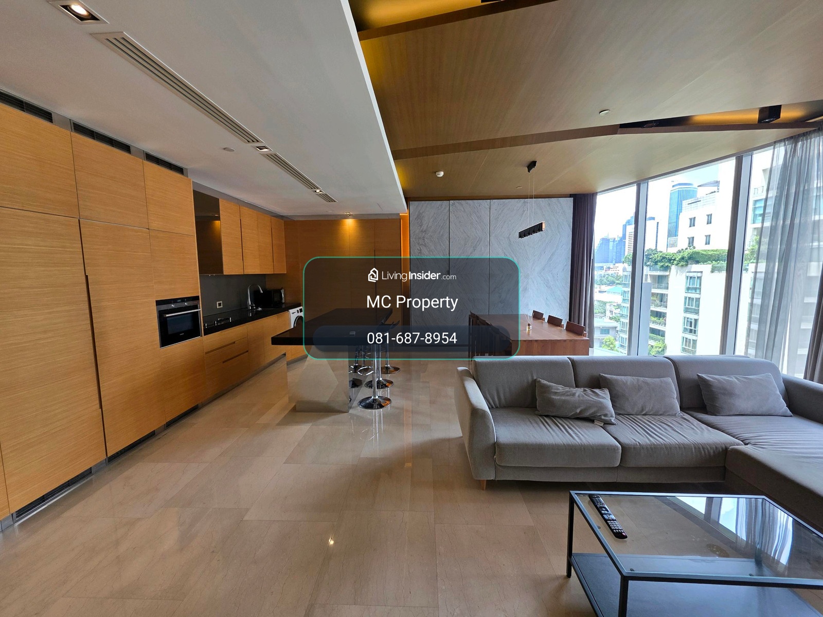 Saladaeng Residence  2 bedroom 2 bathrooms 121 sqm for rent only ready to Move 80,000 please contact 0816878954 – รูปที่ 2