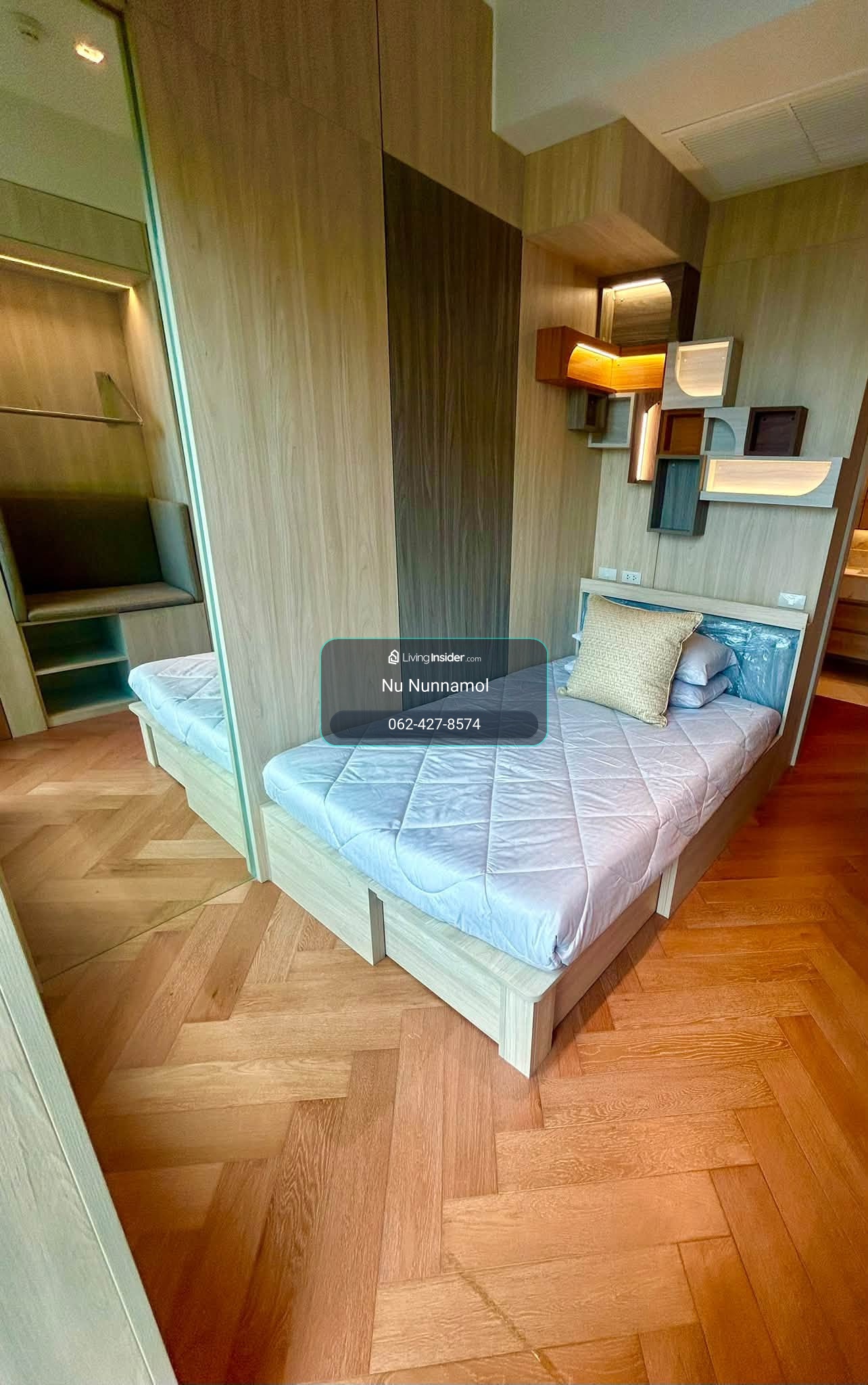 CANAPAYA RESIDENCES Rama 3 2 𝗕𝗲𝗱, 3 𝗕𝗮𝘁𝗵 106 Sq.m. Floor : 48th Floor Corner Unit – รูปที่ 2