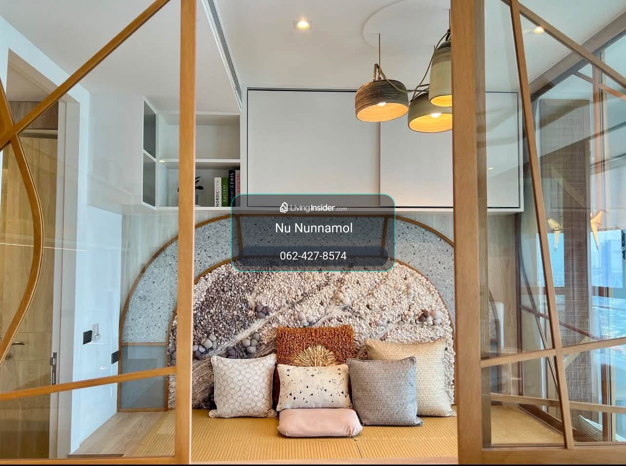 CANAPAYA RESIDENCES Rama 3 2 𝗕𝗲𝗱, 3 𝗕𝗮𝘁𝗵 106 Sq.m. Floor : 48th Floor Corner Unit – รูปที่ 4