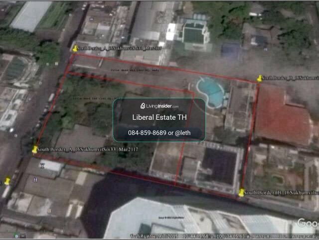 LTHC16125 - Prime Development Land for Sale Sukhumvit 33 | 1,023 sq.wah. | 200m to BTS Phrom Phong | CBD Development Site | 2,250.6 MB | ที่ดินทำเลทอง สุขุมวิท 33 – รูปที่ 4