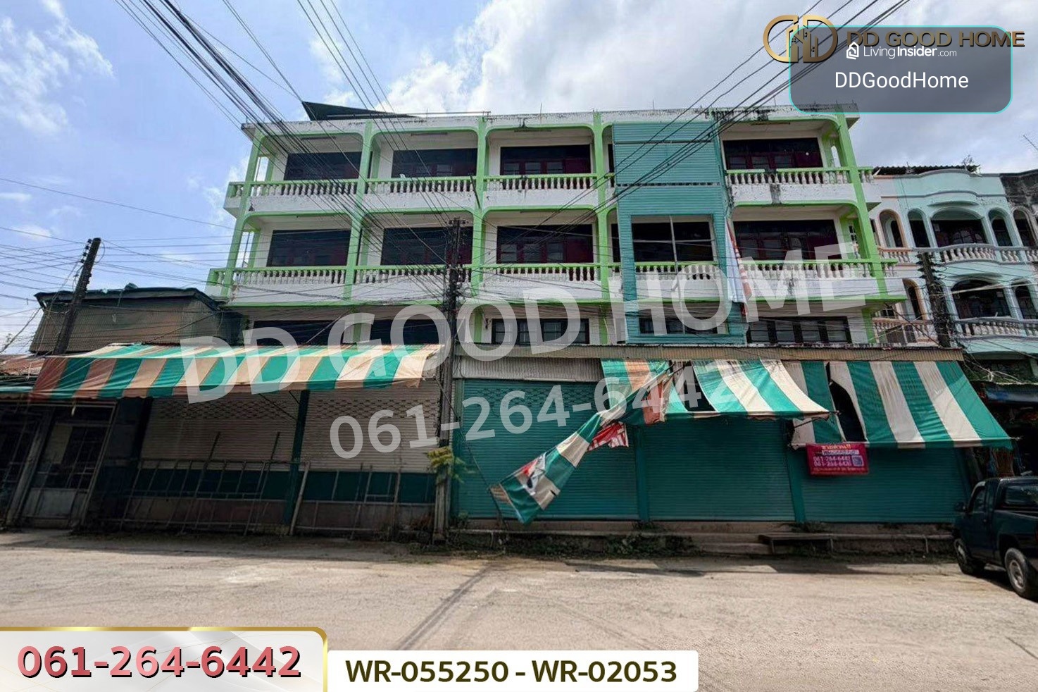 อาคารพาณิชย์ เมืองนครพนม ในตลาดสดเทศบาลเมืองนครพนม WR-055250 – รูปที่ 2