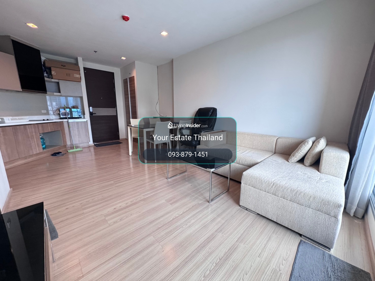Rhythm Sathorn ห้องใหญ่ 55 sqm. ใกล้ bts สะพานตากสิน ว่างให้เช่า 29,000/เดือน – รูปที่ 3