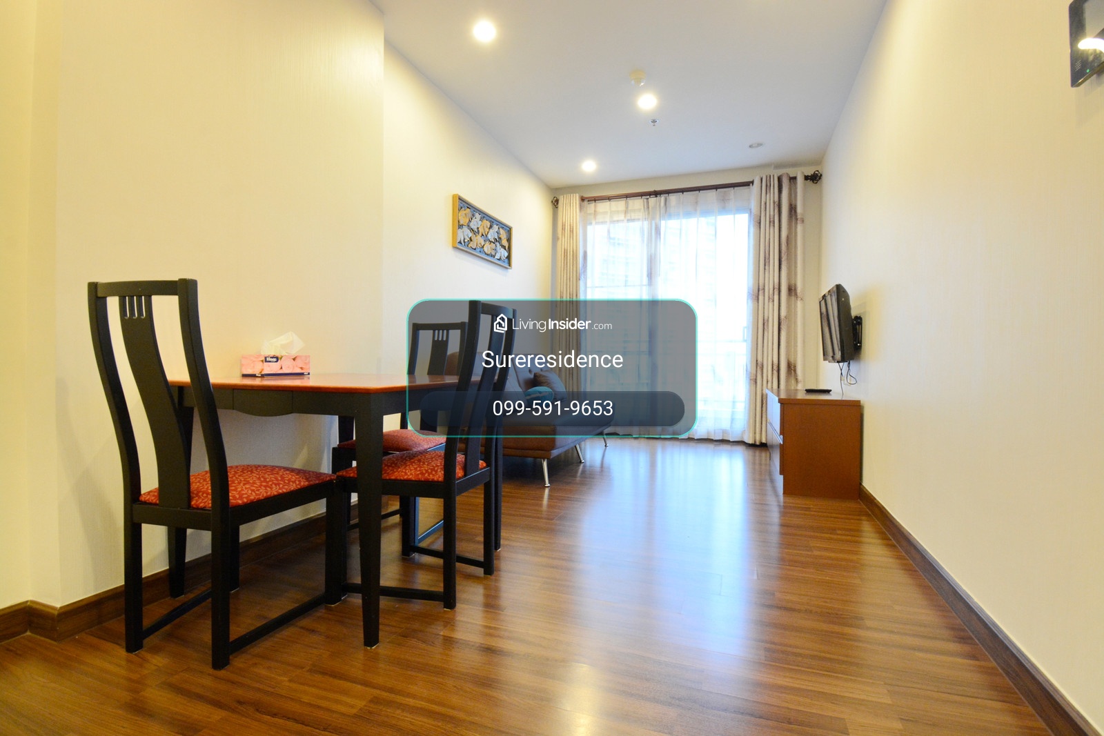 7426♛Condo for rent 1 bedroom♙Supalai Lite Sathorn-Charoenrat♜BTS Surasak∞099-5919653,065-9423251🜲Line@sureresidence – รูปที่ 3