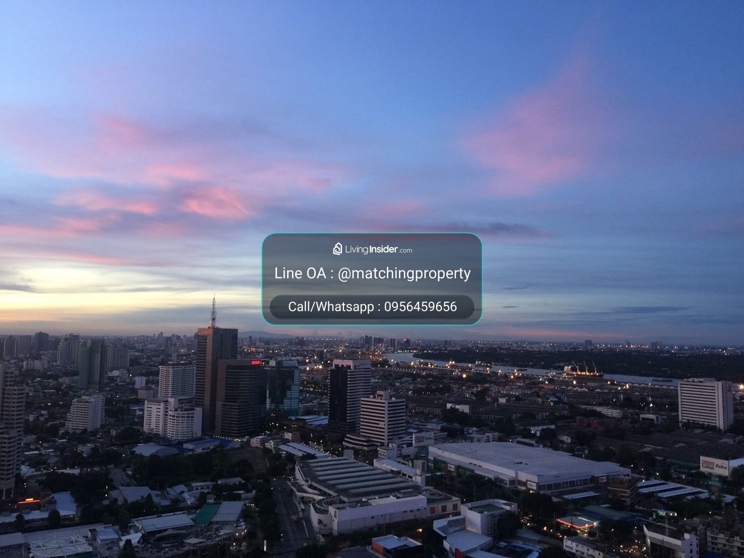 ขาย คอนโด พร้อมพงษ์ พระราม4 THE LUMPINI 24 BTS พร้อมพงษ์ วิวแม่น้ำ ห้องมุม  – รูปที่ 3