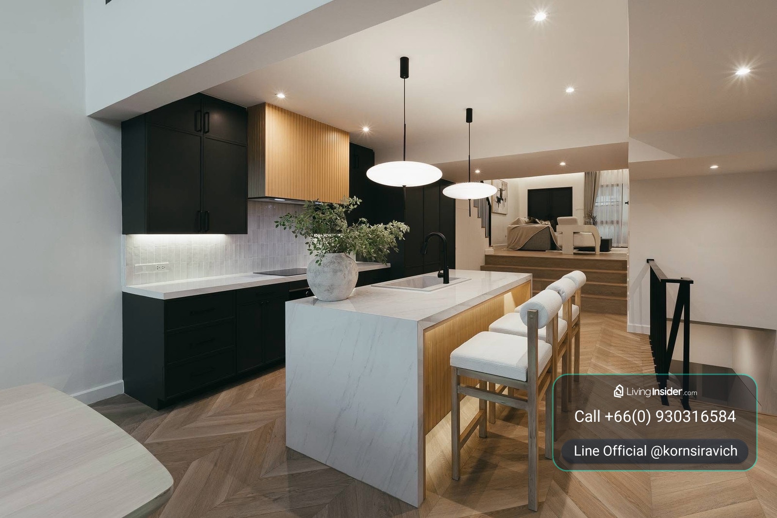 For Rent Pets Friendly Luxurious Townhome in Sukhumvit 71 - Pridi Bhanomyong - W District Bangkok | BTS 350 Meters and St Andrews 950 Meters Only – รูปที่ 2