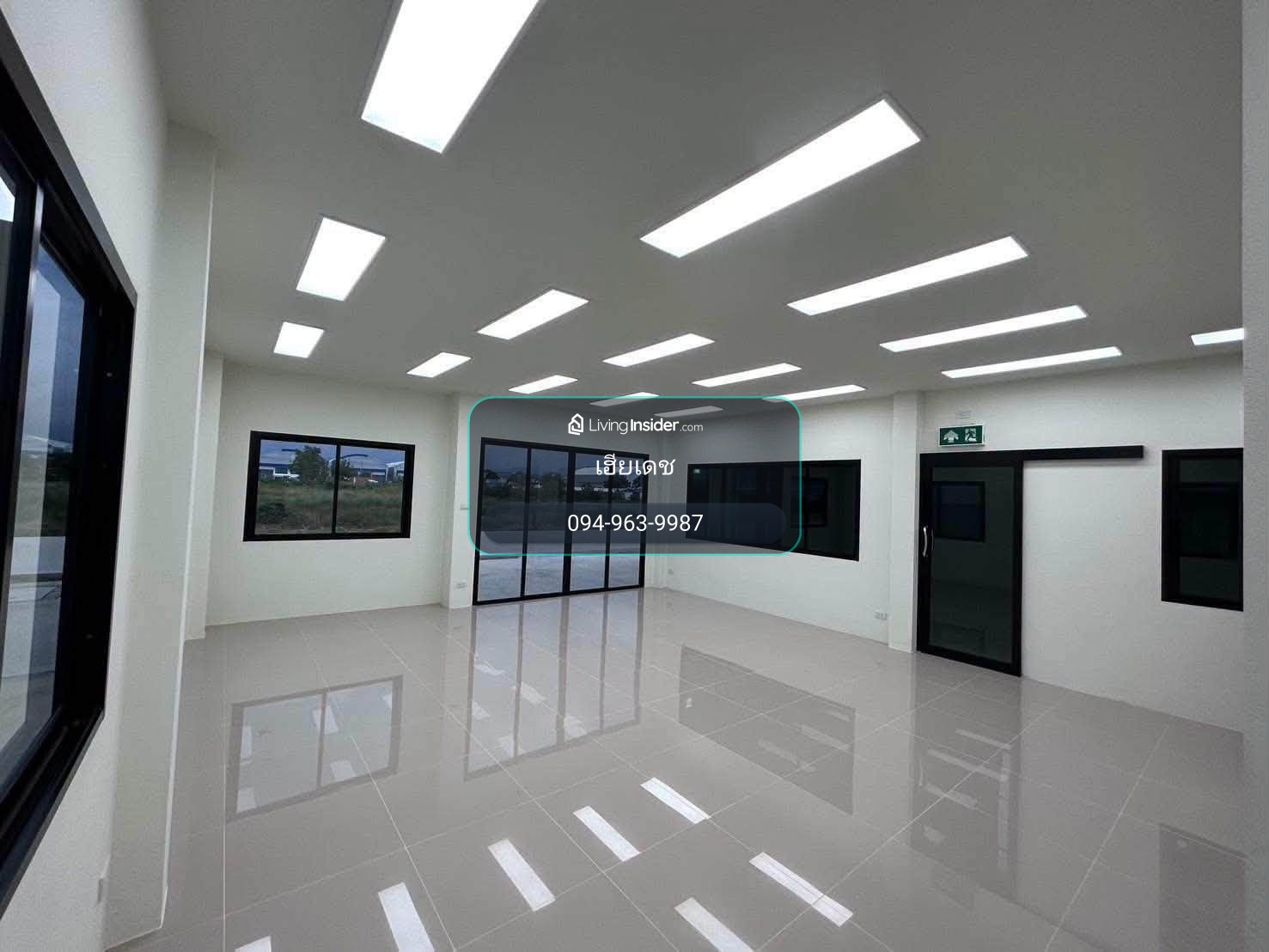 Warehouse for rent, Samut Prakan, Phraeksa Mai-Tamru Bang Phli zone. Location connecting Bangna-Trad & Bang Pu Industrial Estate, trailer truck, easy entry and exit, wide space with office, can move in immediately. – รูปที่ 2