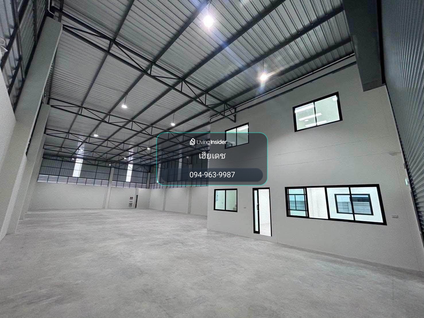 Warehouse for rent, Samut Prakan, Phraeksa Mai-Tamru Bang Phli zone. Location connecting Bangna-Trad & Bang Pu Industrial Estate, trailer truck, easy entry and exit, wide space with office, can move in immediately. – รูปที่ 4