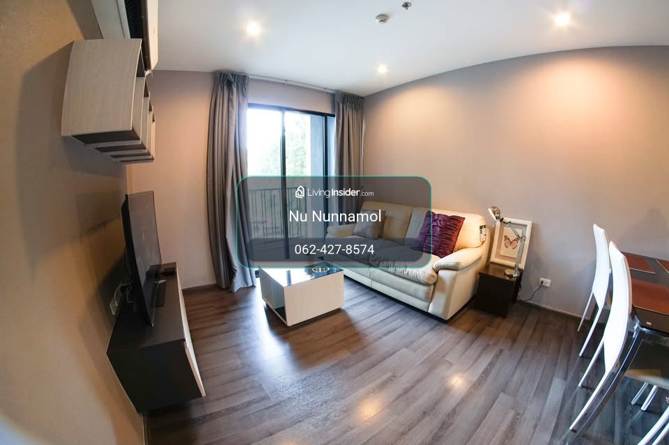 The Base Park West 2 bedroom 2 bathroom พื้นที่ 54 ตรม. ชั้น 2 ห้องมุม – รูปที่ 3