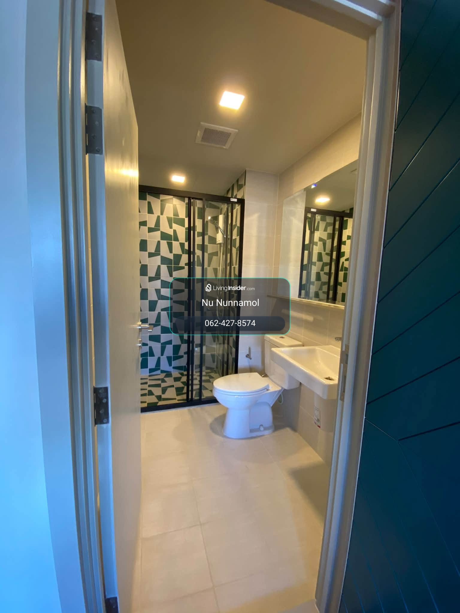 THE BASE Sukhumvit 50 สตูดิโอ 26ตรม. ตึก เอ ชั้น 8 – รูปที่ 4