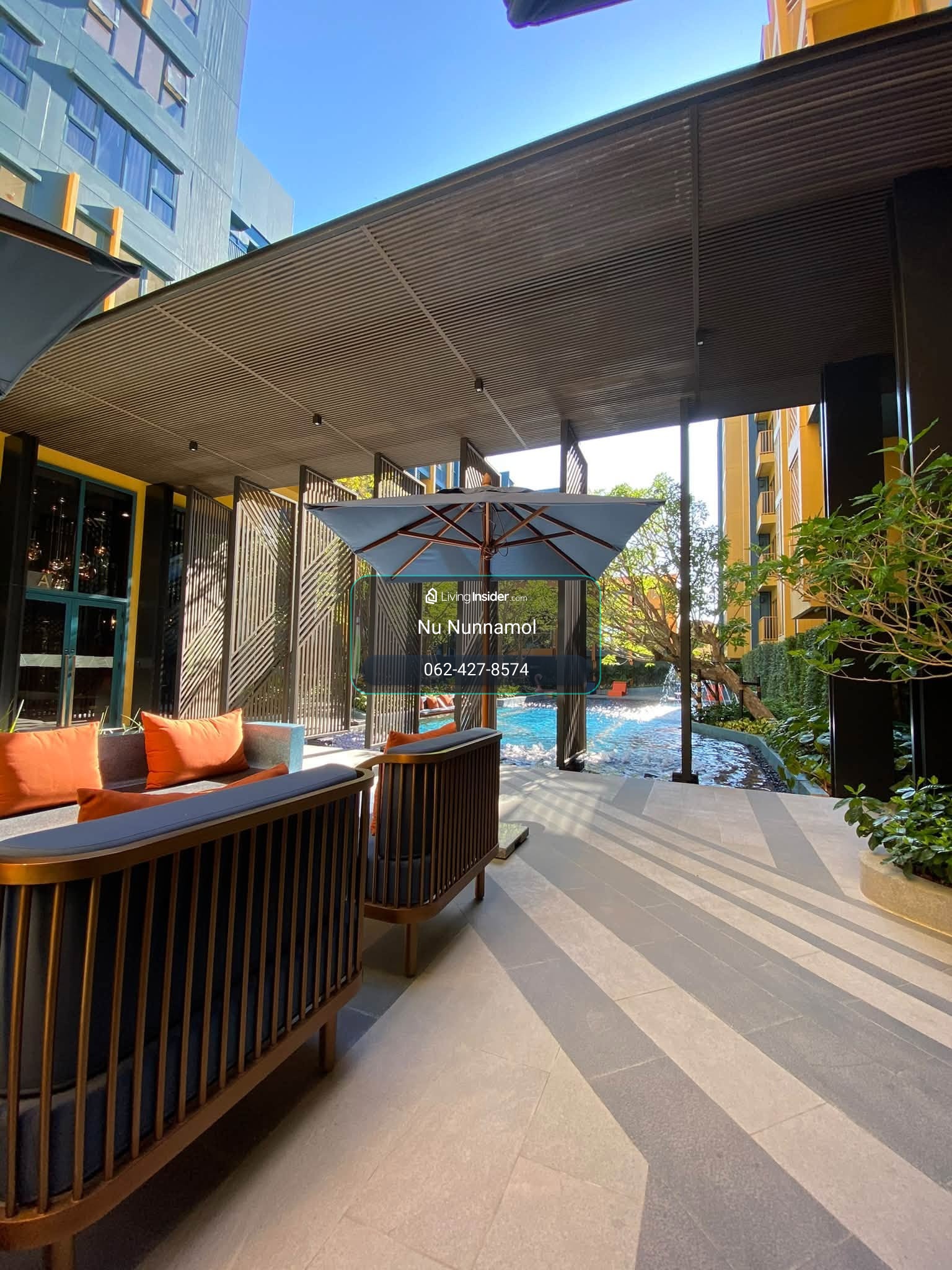 THE BASE Sukhumvit 50 สตูดิโอ 26ตรม. ตึก เอ ชั้น 8 – รูปที่ 3