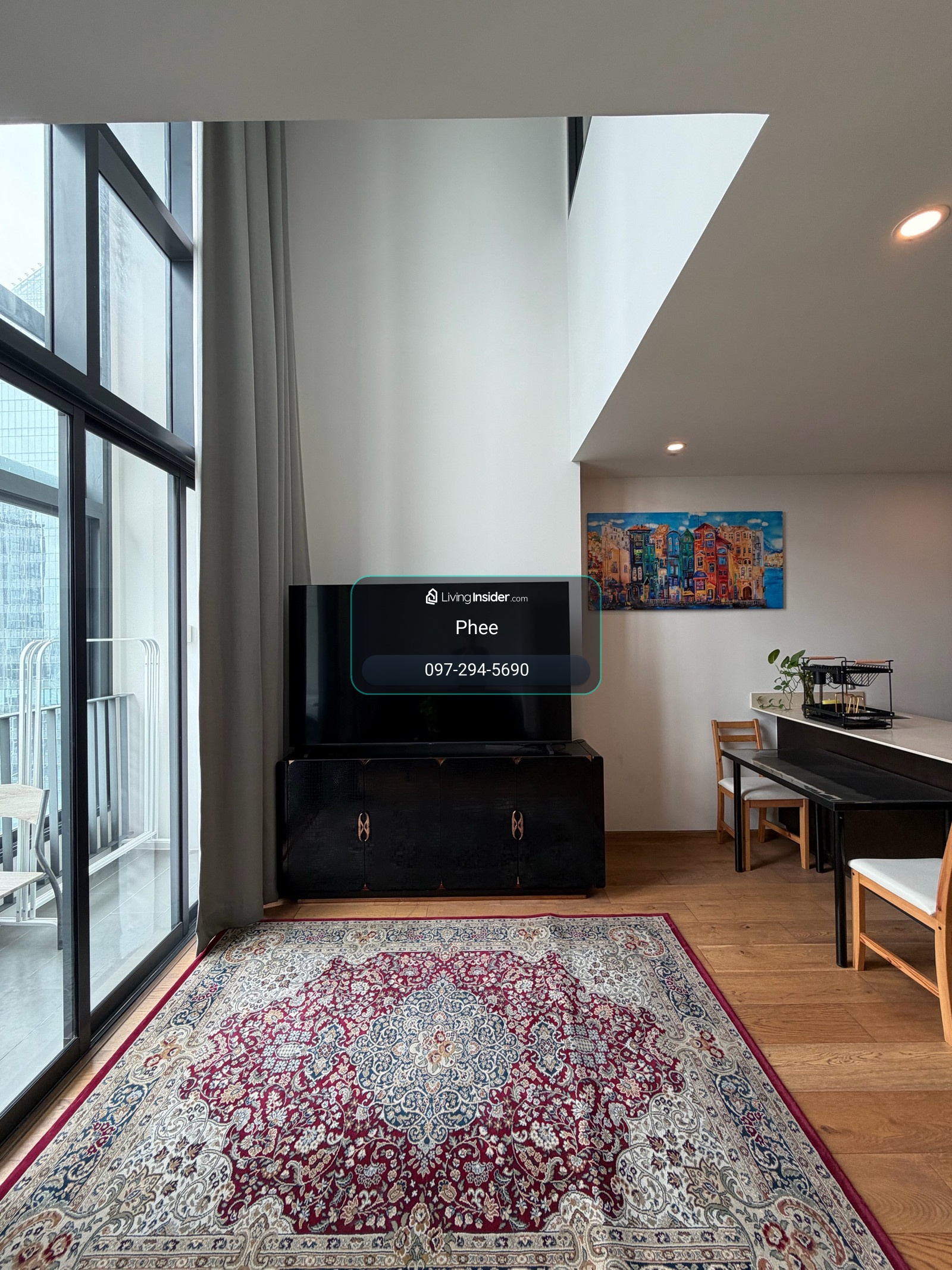 🔥 ให้เช่า Duplex ห้องหายาก ชั้นสูง | Rare High-Floor Duplex for Rent 📍 Q Chidlom Phetchaburi – รูปที่ 3