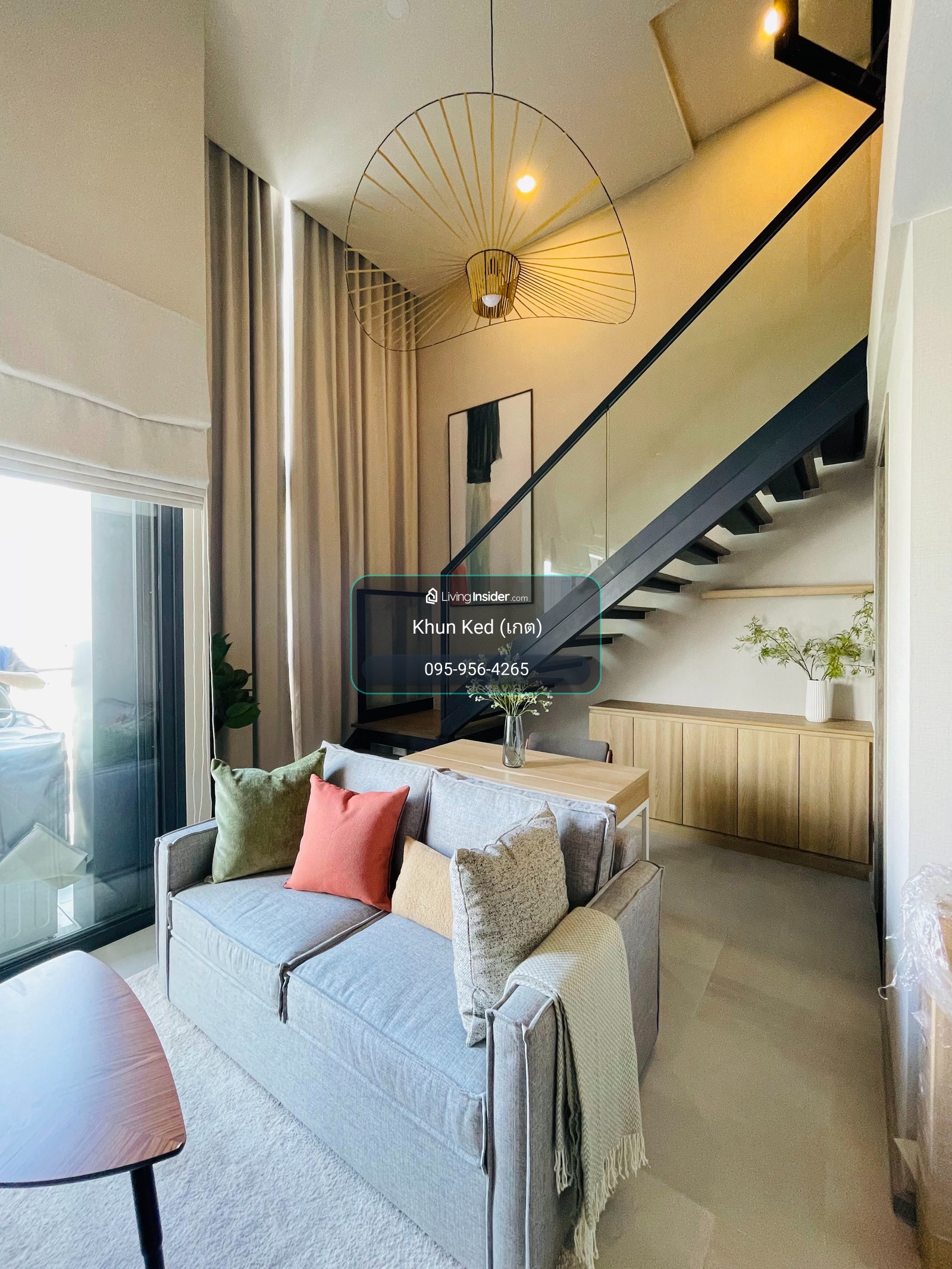 🟢(FOR RENT)  Cooper Siam, Duplex  Unit 40.33 sq m, - Fully furnished + electrical appliances, open view, available room ready to visit ⎯ 🚆 BTS National Stadium Station – รูปที่ 3