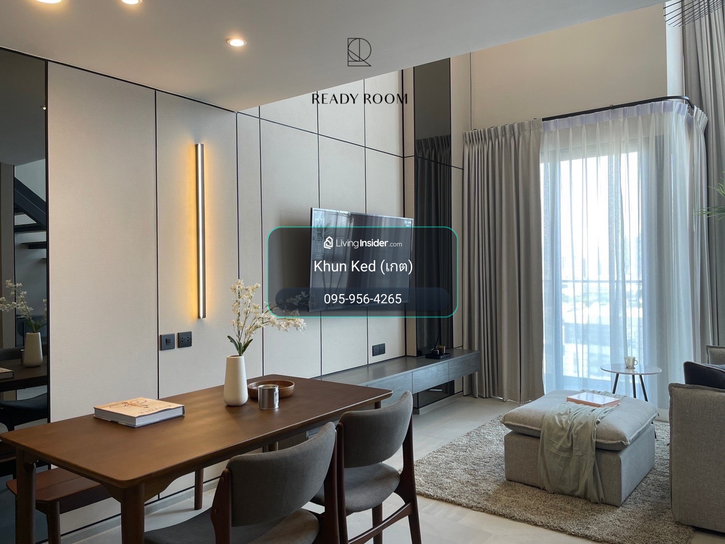 🟢 (FOR RENT)  Cooper Siam, Duplex  Unit 51.5 sq m, - Fully furnished  ⎯ 🚆 BTS National Stadium Station – รูปที่ 3