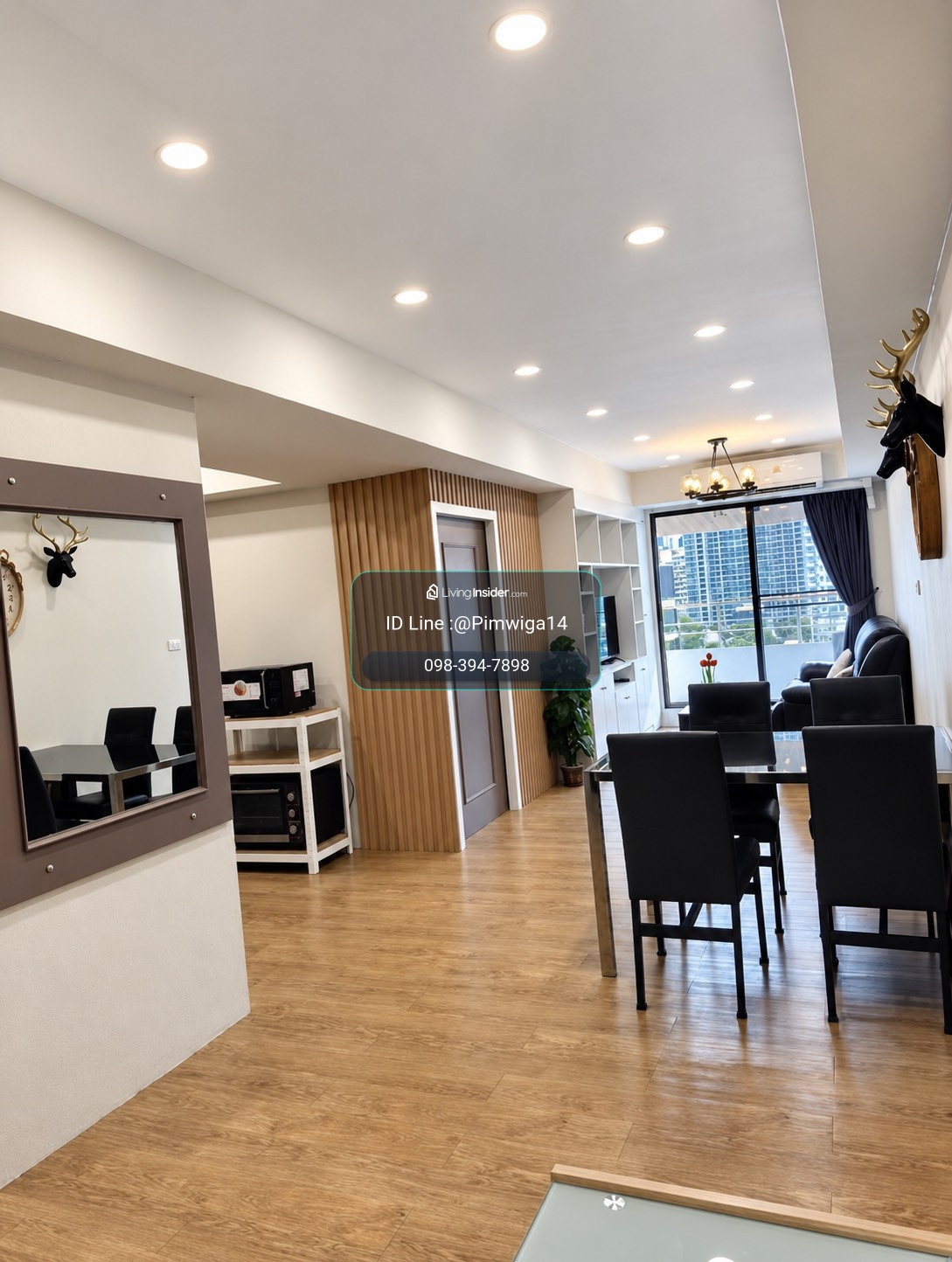 🏙️ Condo for rent Diamond Silom, location in the heart of Silom, view of Mahanakhon building. – รูปที่ 4