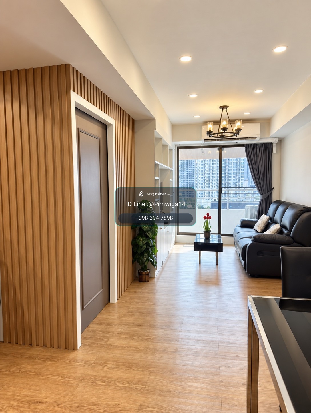 🏙️ Condo for rent Diamond Silom, location in the heart of Silom, view of Mahanakhon building. – รูปที่ 3