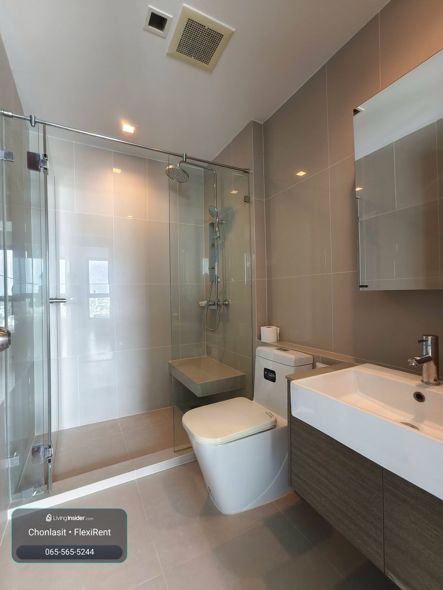 Quinn Condo Ratchada 17 — ห้องมุม ชั้น 26 – รูปที่ 3