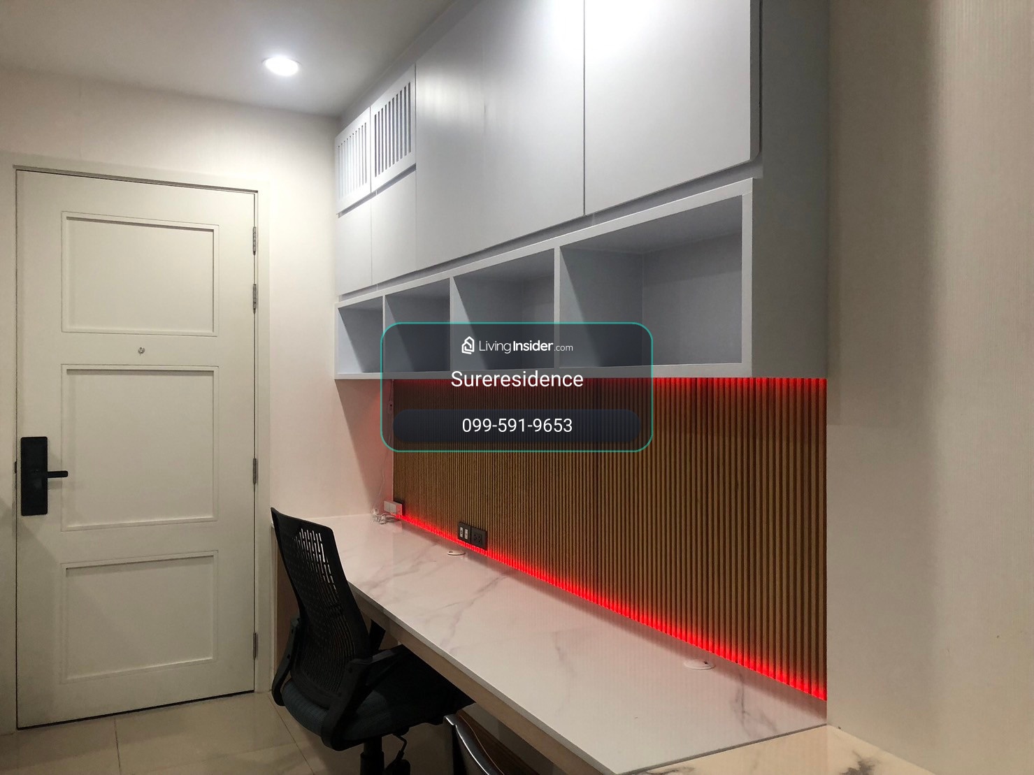 4123♛Condo for rent 1 bedroom♙Supalai Wellington 2♜MRT Cultural Center∞099-5919653,065-9423251🜲Line@sureresidence – รูปที่ 3
