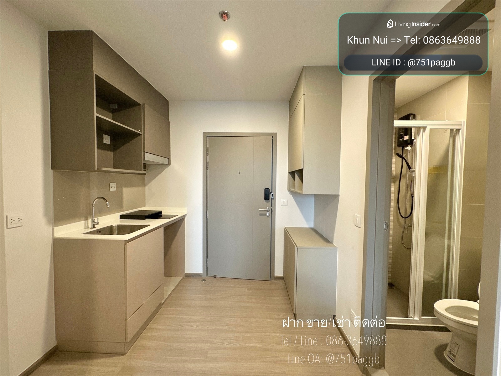 ให้เช่า Aspire Sukhumvit Rama4 ห้องสวย วิวสระ ชั้นเดียวกับส่วนกลาง ใกล้ BTS พระโขนง 600 ม. ฟรีรถรับส่ง ติดถนนพระราม 4 ไปเอกมัย ทองหล่อ ได้สะดวก**TEL: 0863649888 / LINE: @751paggb – รูปที่ 4
