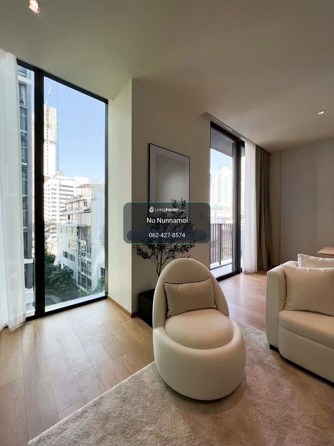 28 Chidlom | 90 ตร.ม. | 2 ห้องนอน 2 ห้องน้ำ – รูปที่ 2