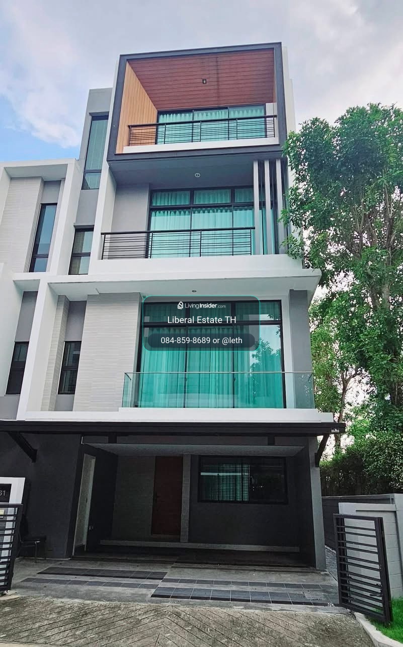 LTHC16152 - Corner Townhome for Rent Srinakarin–Rama 9 | Nirvana Define | 230 sq.m. | 3 Beds 4 Baths | 65K/month | ทาวน์โฮมมุมให้เช่า ศรีนครินทร์–พระราม 9 – รูปที่ 3