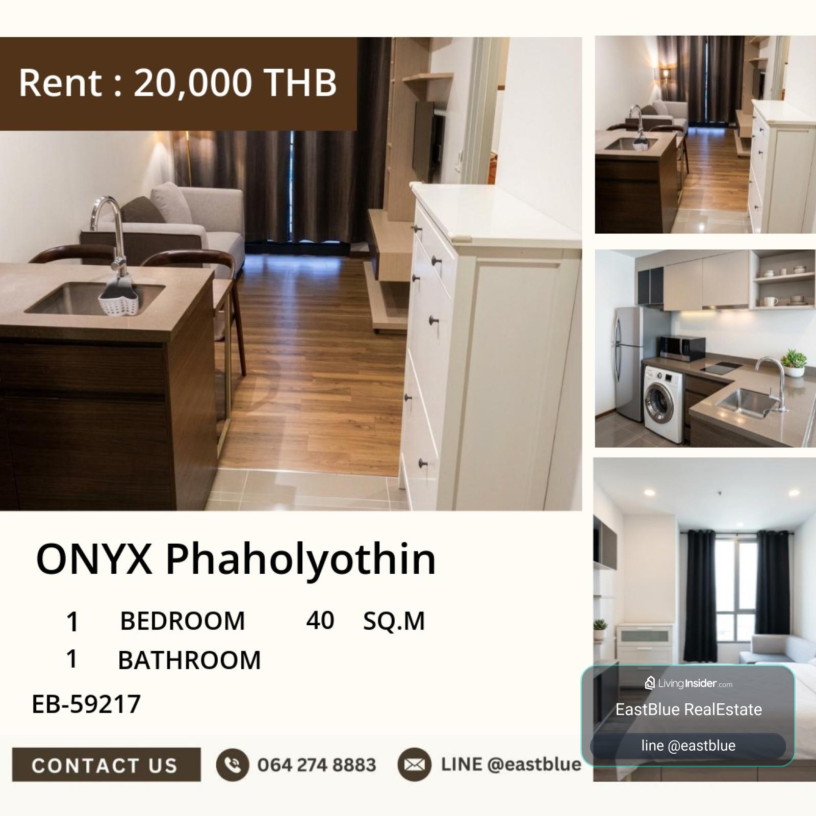 02/10/2026, ONYX Phaholyothin ✨ คอนโด 1 นอน ใกล้ BTS 0642748883 – รูปที่ 2