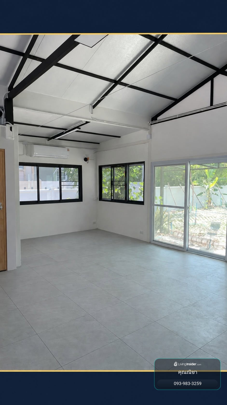 HR3825 Home office for rent with private yard, 430 sq m., Srinakarin 38, near MRT, only 270 meters, suitable for engineering teams, contractors, and stockists. – รูปที่ 4