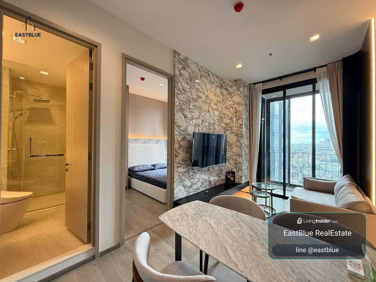 ให้เช่า The Address Siam-Ratchathewi 1 นอน 36.5 ตร.ม. ใกล้ BTS ราชเทวี 35,000/เดือน 0642748883 – รูปที่ 2
