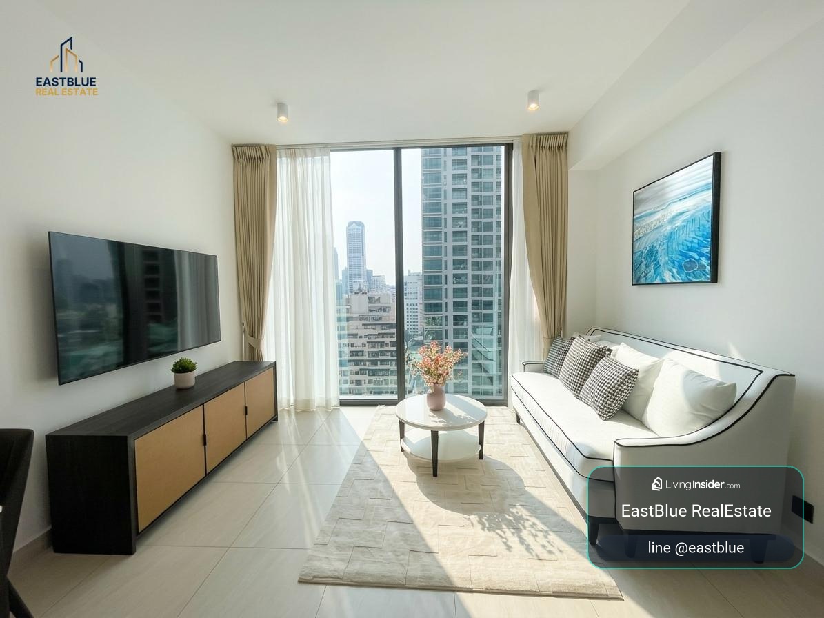 For Rent: Tait 12 1 Bed 49 sqm near BTS Surasak 55,000 THB/month – รูปที่ 3