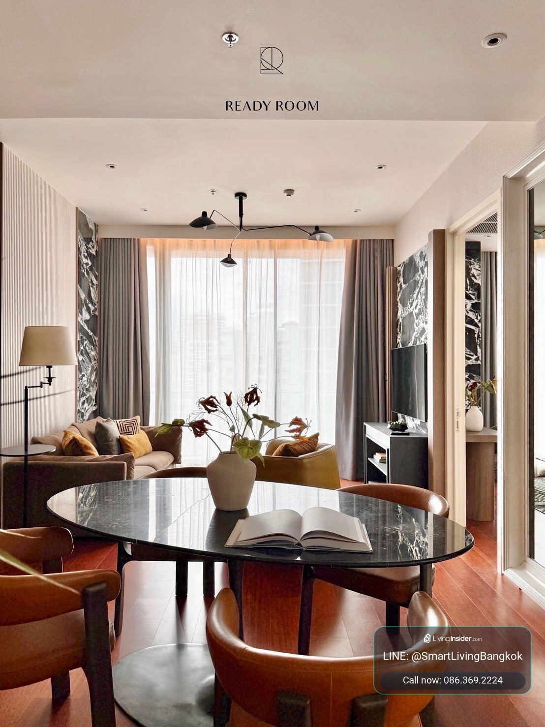 คอนโดหรู 2 ห้องนอนให้เช่าที่ Khun By  YOO ทองหล่อ ทำเลทอง – รูปที่ 4