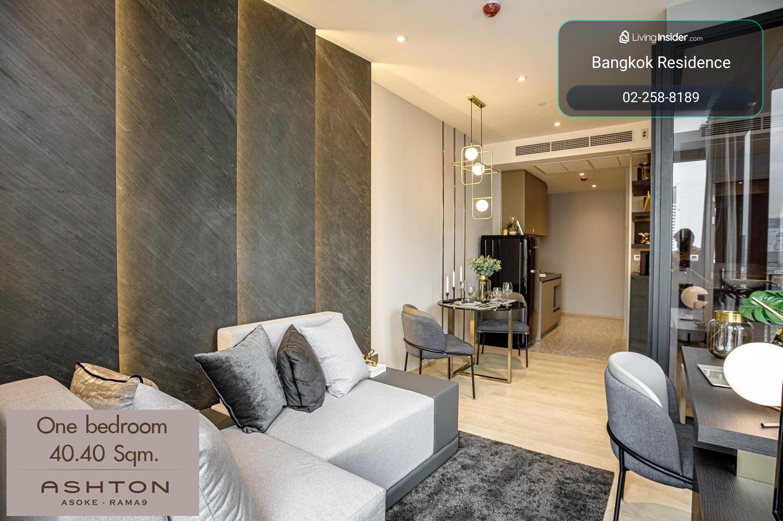 🔥ห้องสวยเฟอร์ครบ Ashton Asoke Rama 9 | 1 Bedroom | ราคาดีมาก by Rita – รูปที่ 3