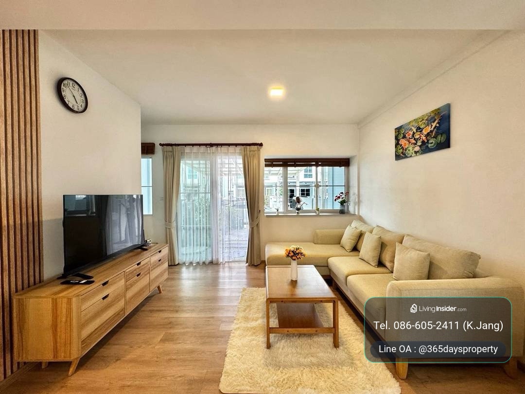 💥ForRent💥Indy2 Bangna-Ramkhamhang2 🏡 Near Mega Bangna, Dulwich 🚩 Ready to move in 🌟 Fully Furnished 🏠 Awning the front – รูปที่ 3